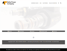 Tablet Screenshot of delta-power.com